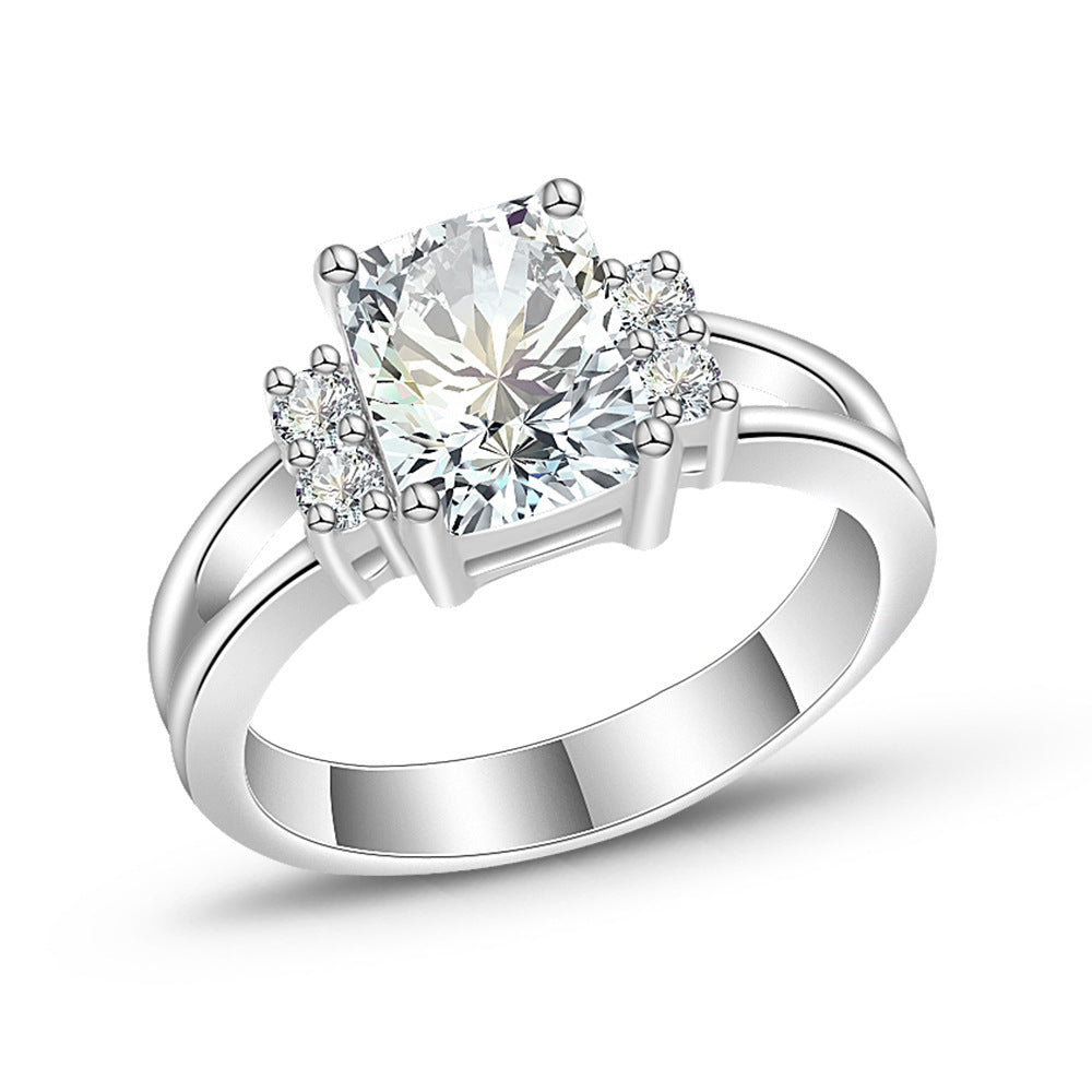 Minimalist Couple Matching Silver Ring