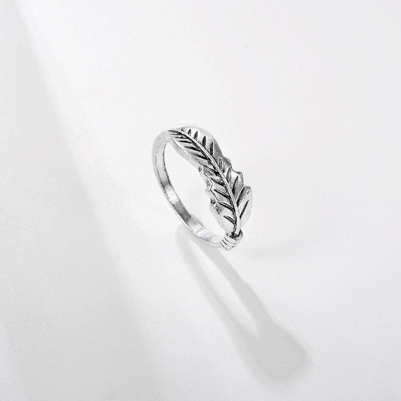 Ring Classic Leaf Lady Ring Retro