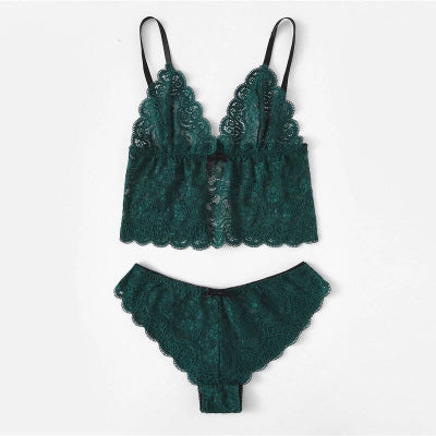 Soft Satin Lace Sleepwear Set