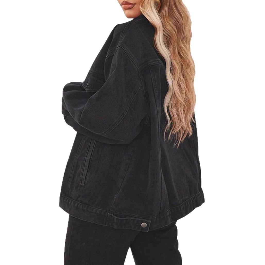 Fashion Denim Jacket Top Women