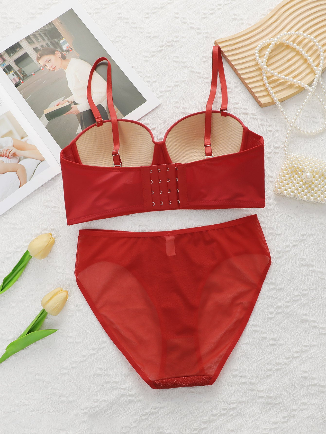 Push Up  Bra And Panty Set