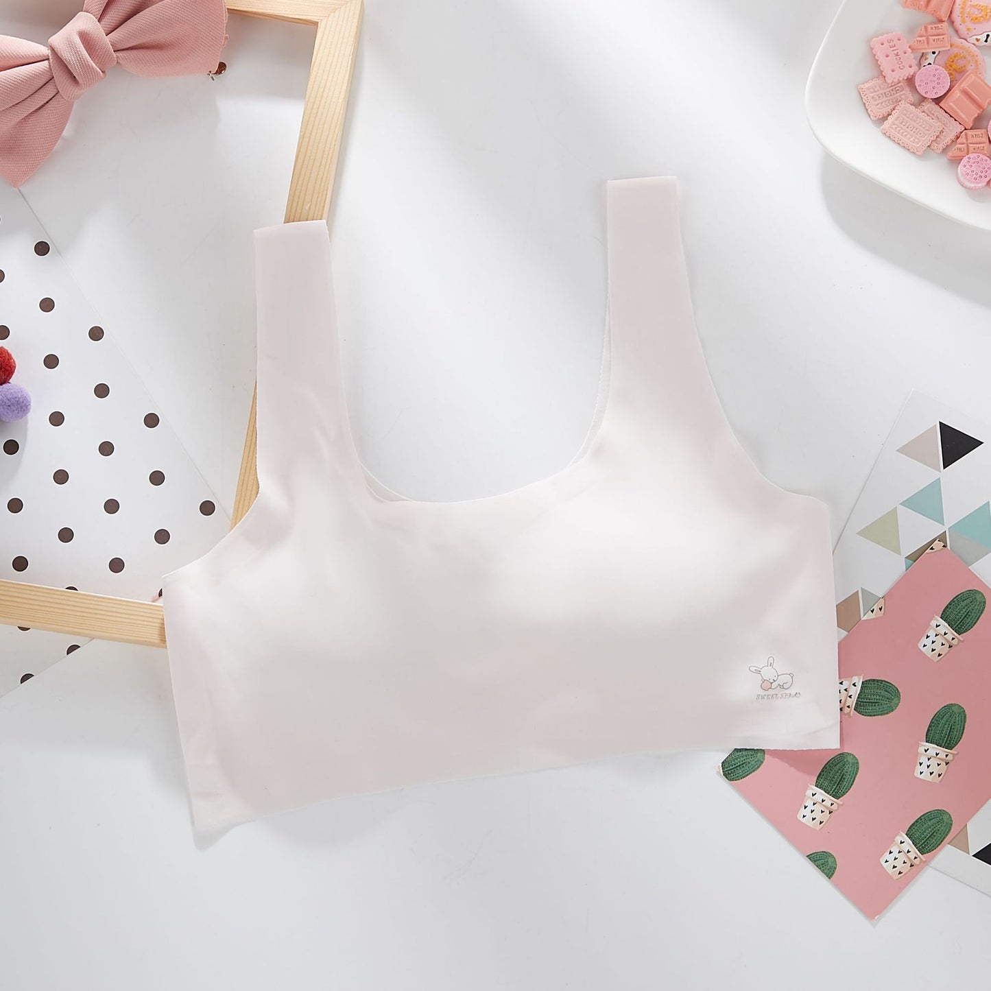 Non-Marking Non-Wireless Bra Modal Girl Underwear