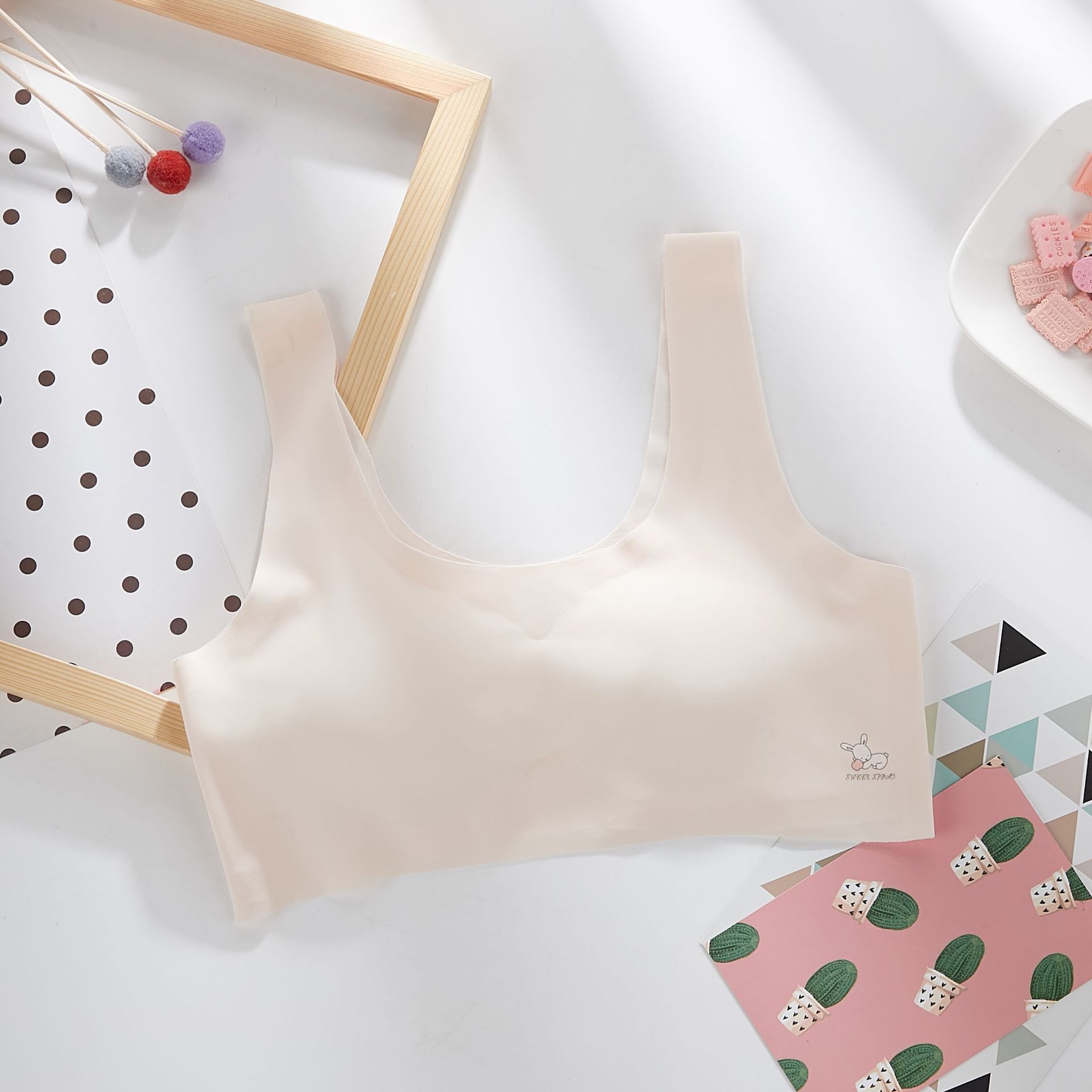 Non-Marking Non-Wireless Bra Modal Girl Underwear