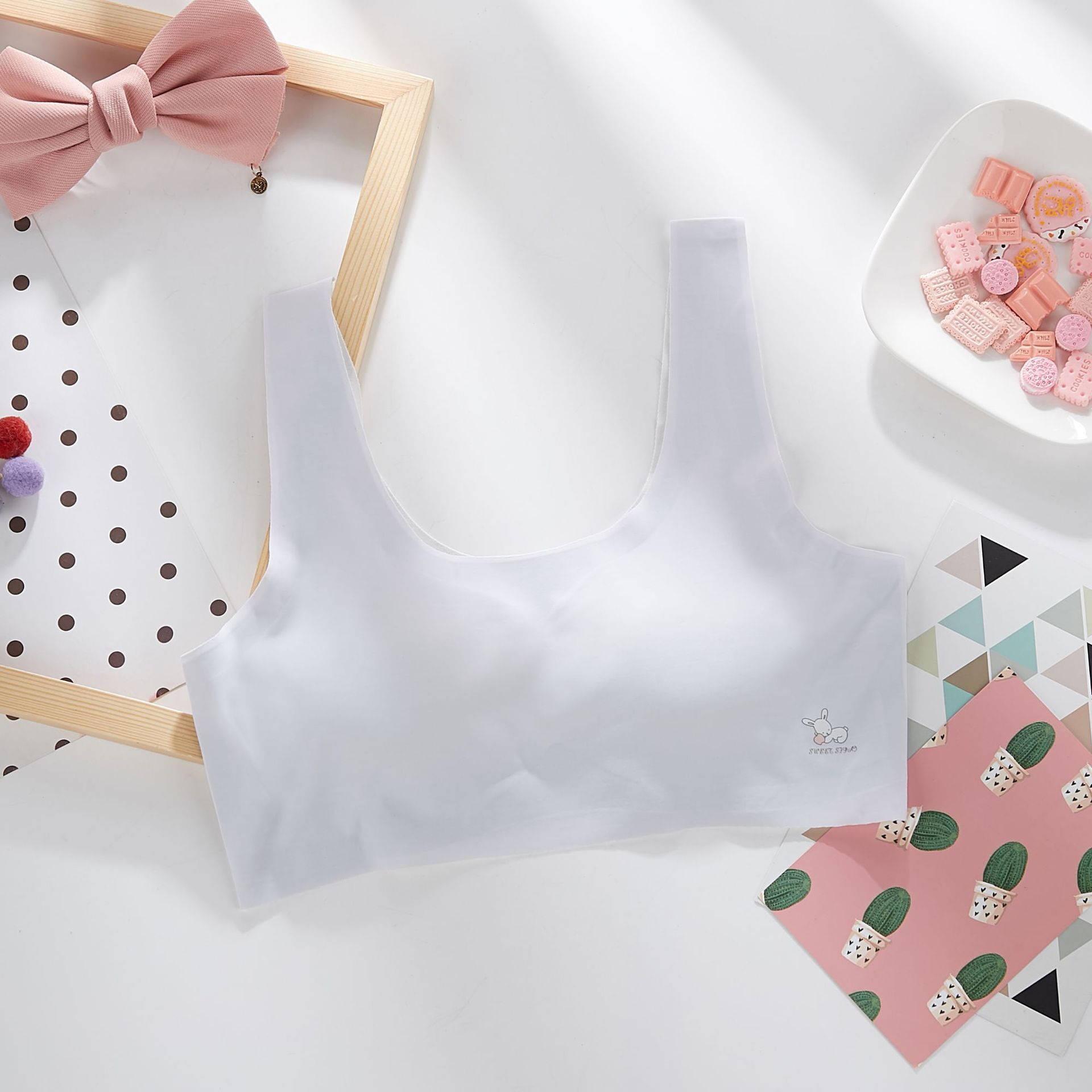 Non-Marking Non-Wireless Bra Modal Girl Underwear