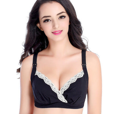 Front Button Cotton Nursing Bra For Pregnant Women
