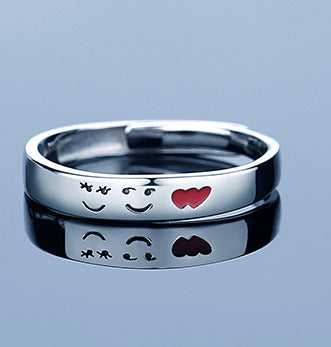 Custom Silver Boys and Girls Wedding Rings Personalized Valentine’s Day Gift Jewelry