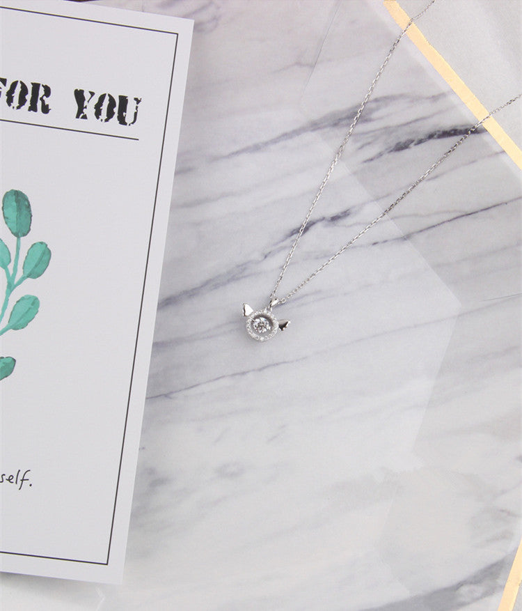 925 Sterling Silver Heart Pendant Necklace Simple Elegant Matching Jewelry Design