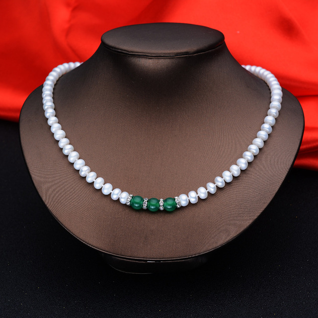 Agate Pearl Jewelry Set