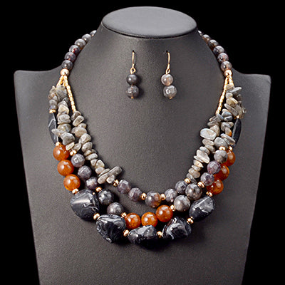 Multilayer Beaded Jewelry Set