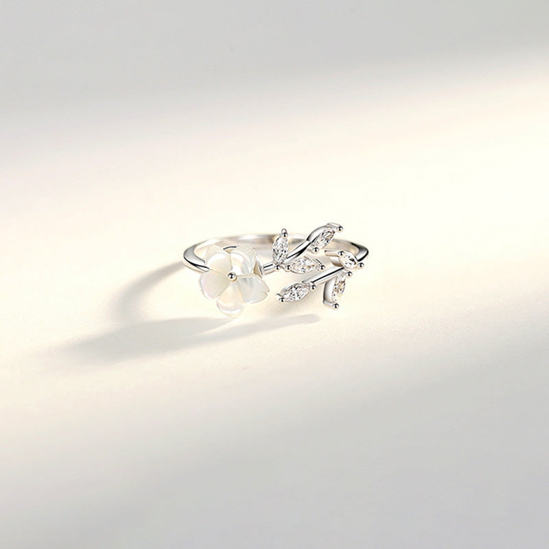 Flower Leaf Ring Women's Ring Accessories