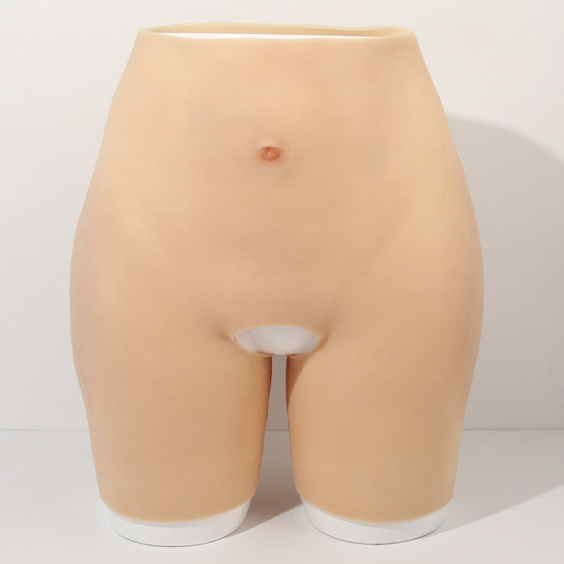 Open-end Sexy Raised Buttocks Silicone Padded Panties
