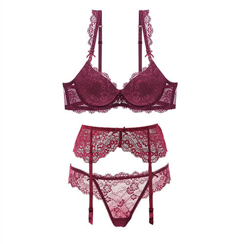Romantic Lace Bra And Panty Set