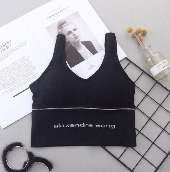 Women vest sports bra yoga mountain climbing