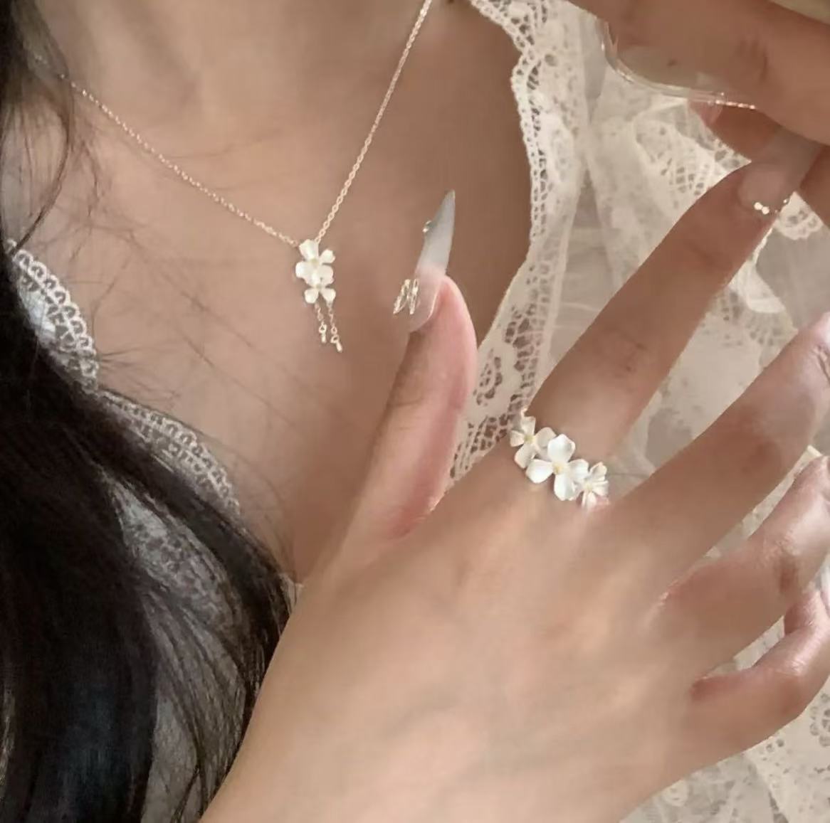 Colorful Charm Valentine Ring Set