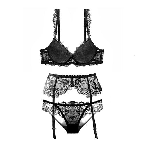 Romantic Lace Bra And Panty Set