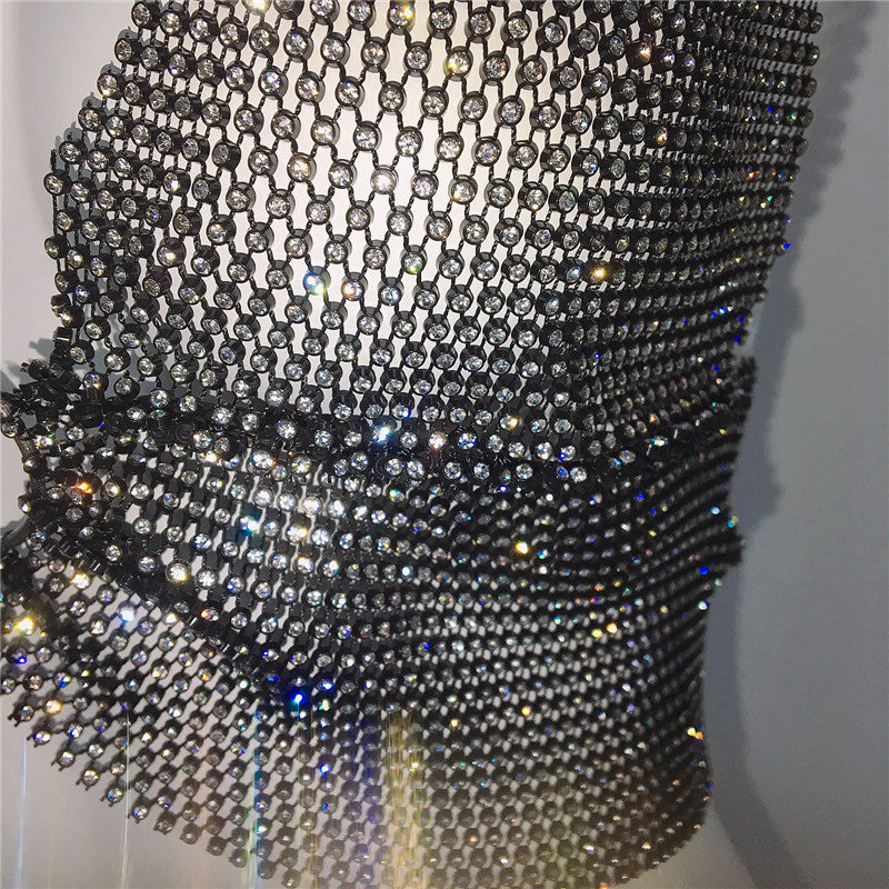 Red Elastic Diamond Suspender Style Fashion Bra Women