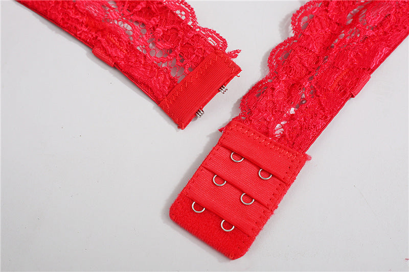 Super Push Up Girl Lace Thickening Small Chest Adjusting Student Bra