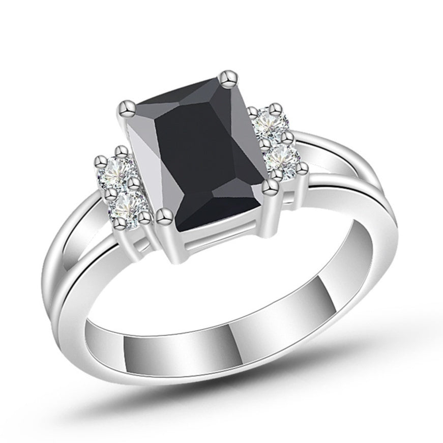 Minimalist Couple Matching Silver Ring