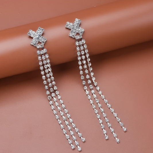 Ornament Simple Fashion Girls Tassel Earrings