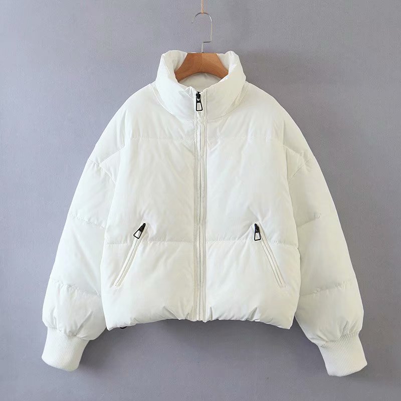 Women's Urban Leisure Versatile Stand Collar Puffer Jacket Coat