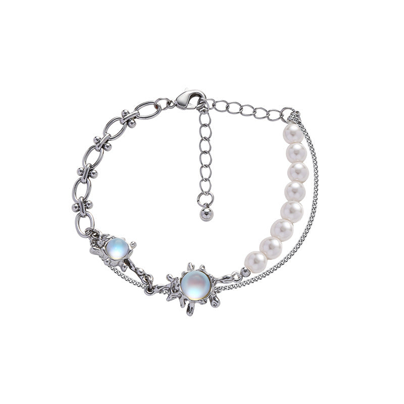Pearl Stitching Bracelet For Women