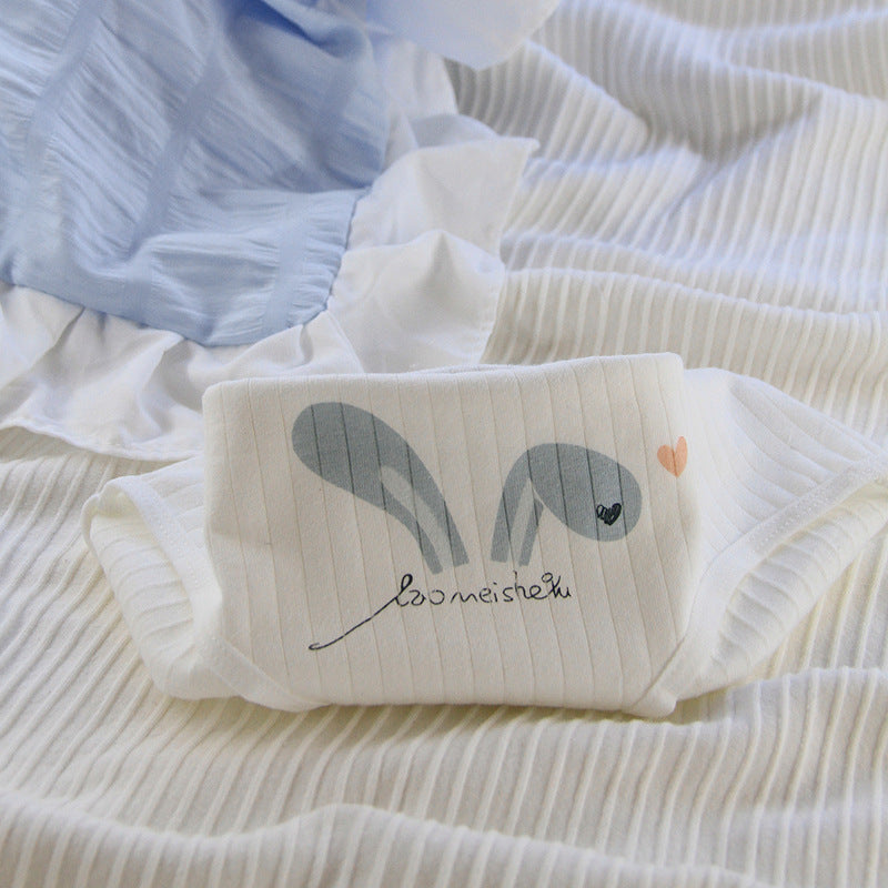 Girl Panties Secondary Anime Mid Waist Cotton Briefs