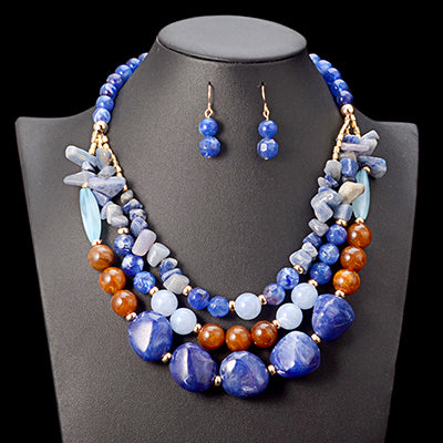 Multilayer Beaded Jewelry Set