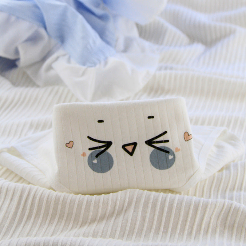 Girl Panties Secondary Anime Mid Waist Cotton Briefs