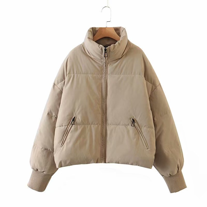 Women's Urban Leisure Versatile Stand Collar Puffer Jacket Coat