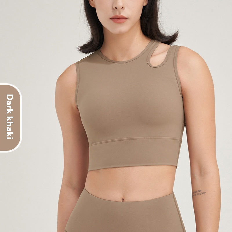 Yoga Belt Chest Pad Bra Strapless Big Chest And Small Sports Top For Women