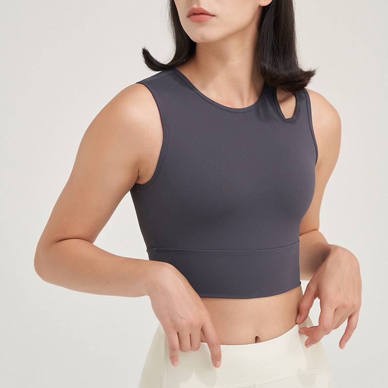 Yoga Belt Chest Pad Bra Strapless Big Chest And Small Sports Top For Women