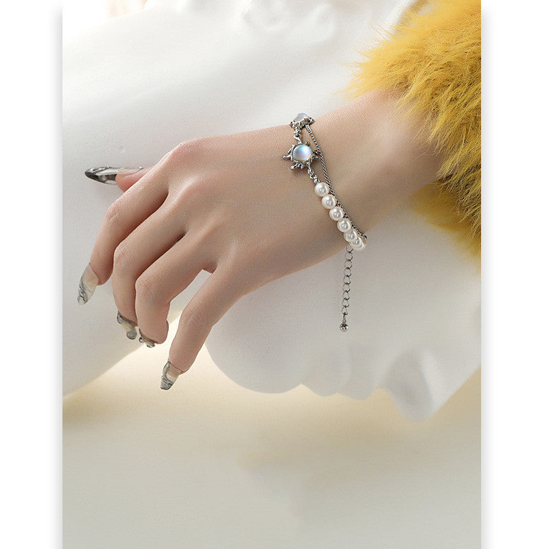 Pearl Stitching Bracelet For Women