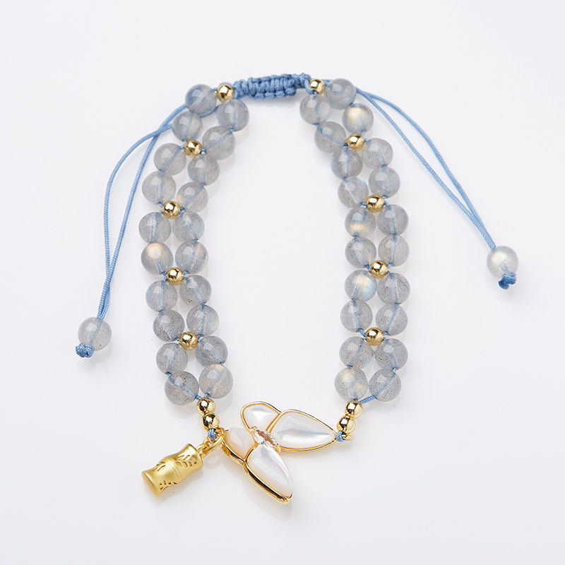 Moonstone Woven Bracelet For Women