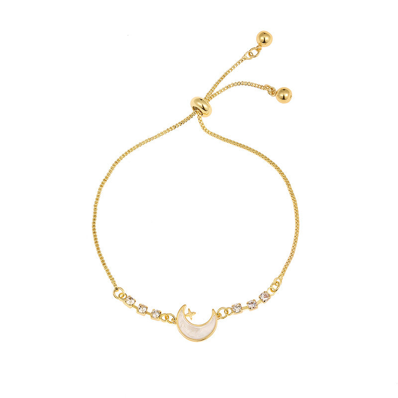 Korean Simple Moon Bracelet Women